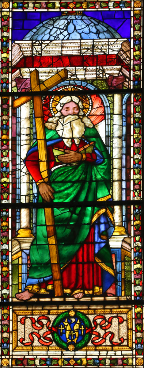 saint andreas windows in the pazzi chapel santa croce
